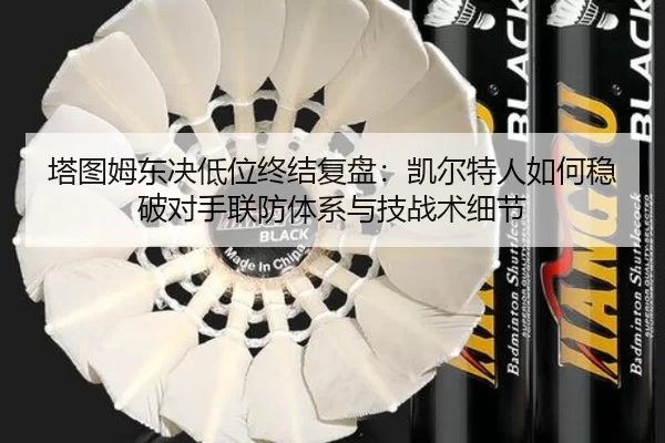 塔图姆东决低位终结复盘：凯尔特人如何稳破对手联防体系与技战术细节